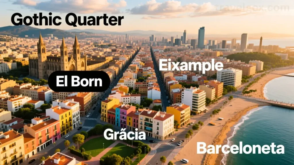 Main neighborhoods in Barcelona