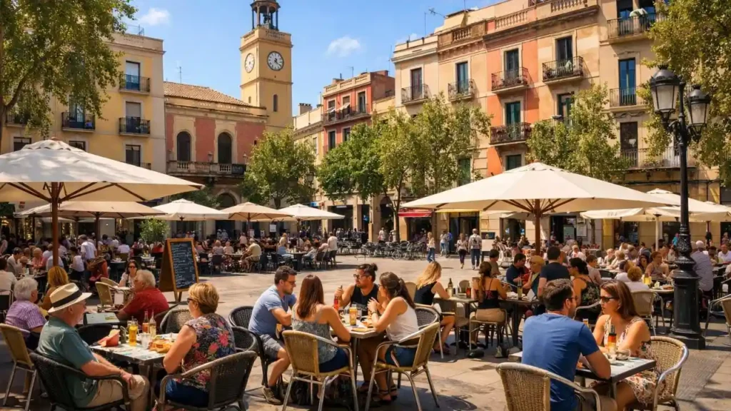 Gràcia Barcelona local square