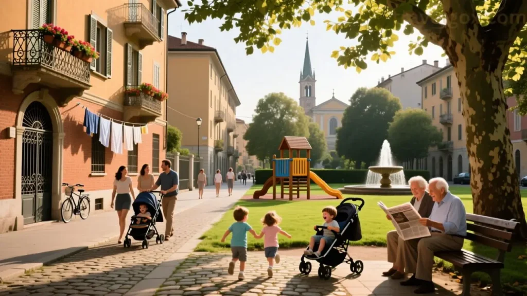 Family-friendly area