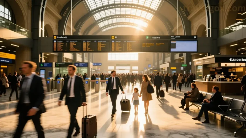 Milan Central Station entrance