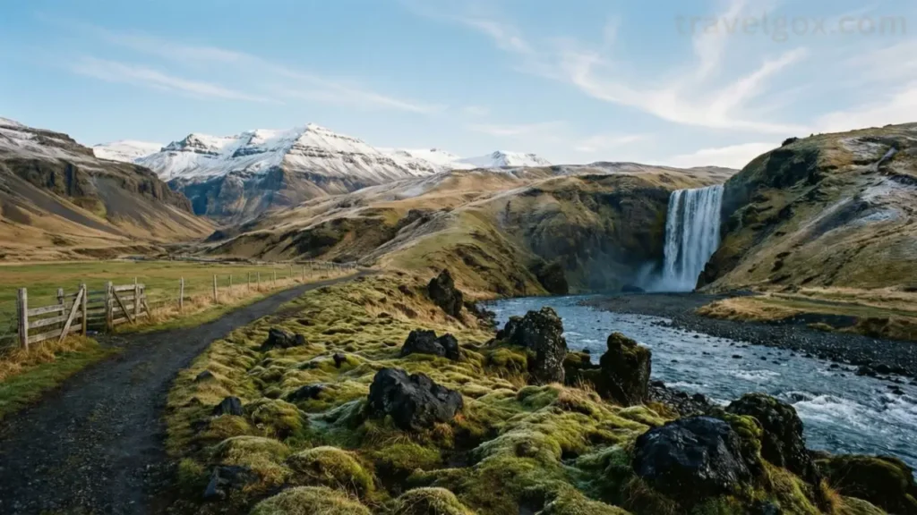Guided tour group exploring Iceland