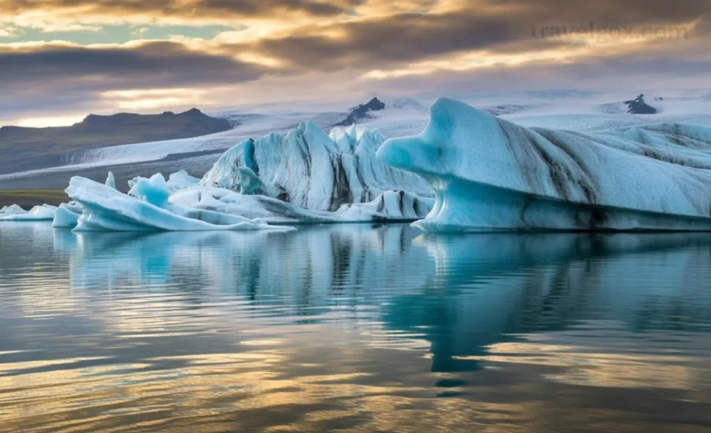 Jokulsarlon glacier lagoon in Iceland