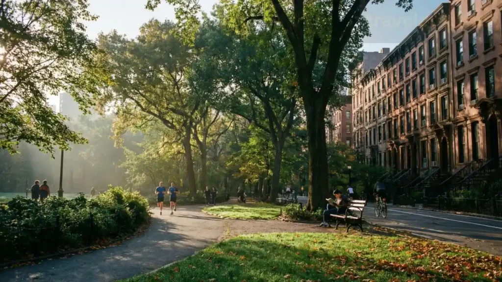 Central Park view from Upper West Side