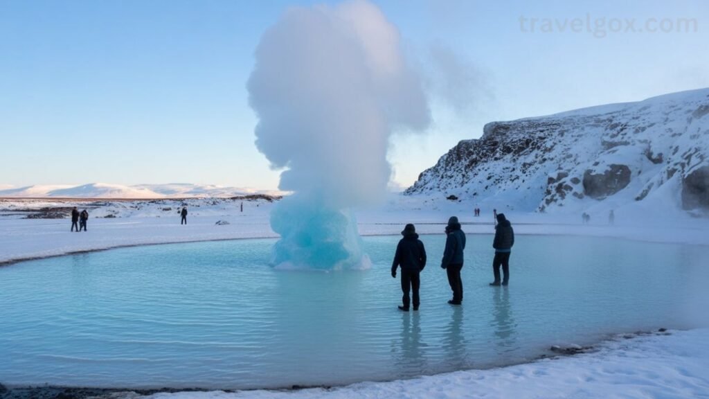 Iceland hot springs geothermal pools