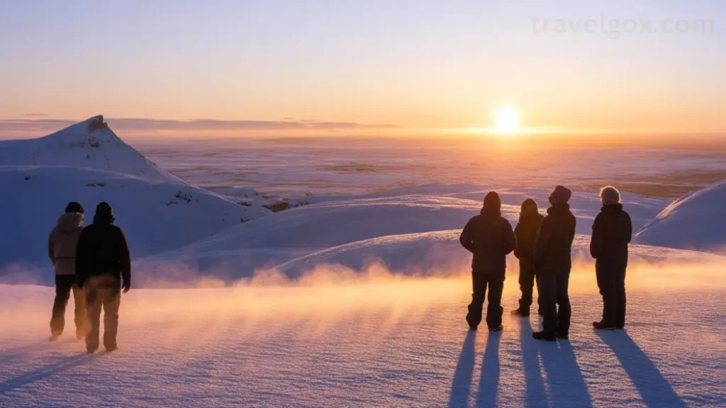 Iceland daylight hours in March