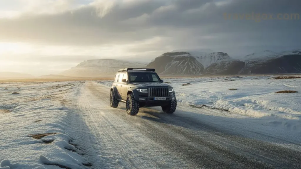 Iceland winter road conditions